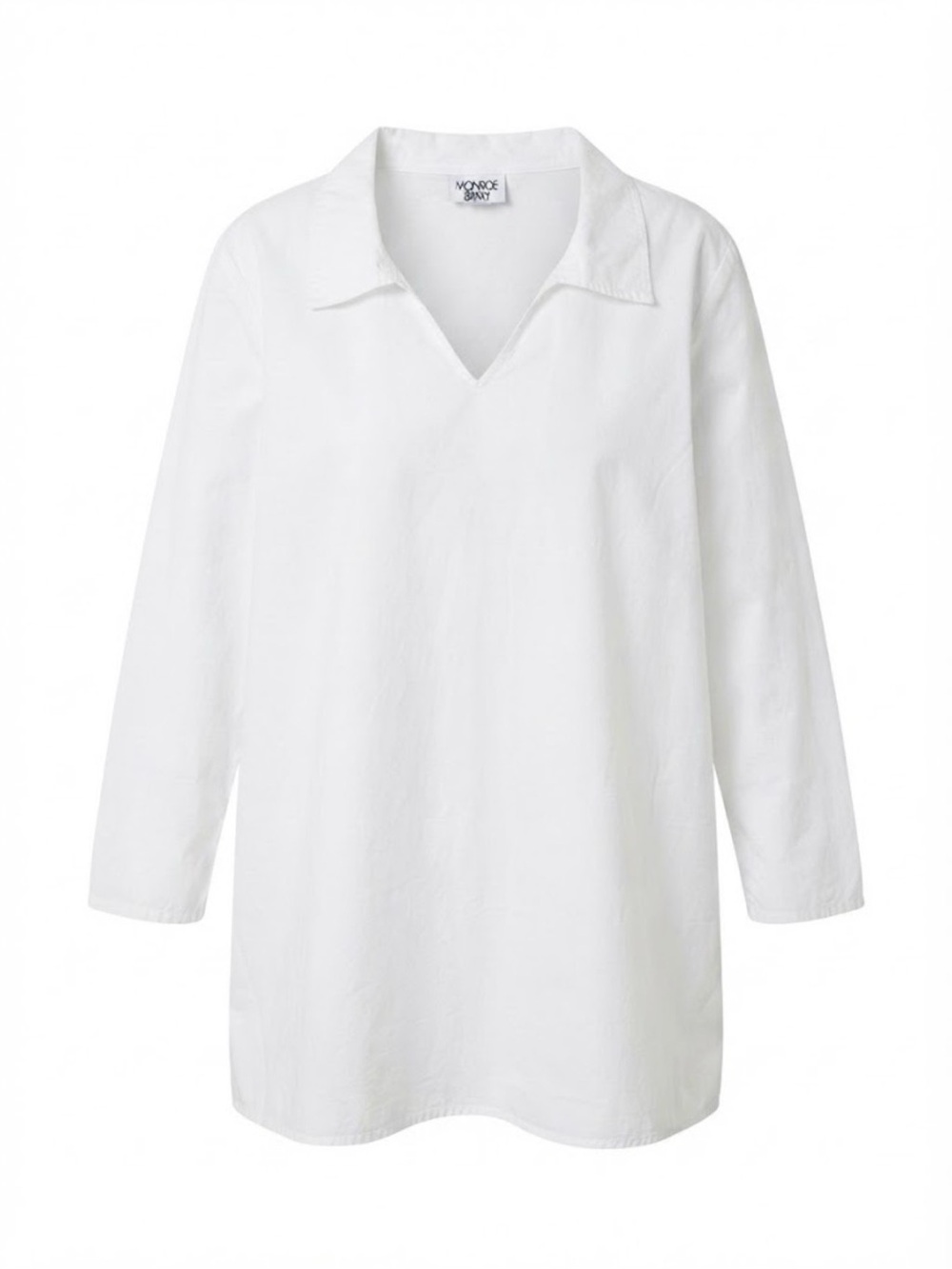 Monroe and Main white longsleeve coverup.